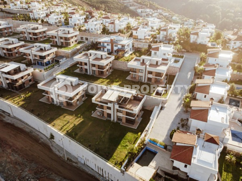 Респектабельная дуплексная вилла 230 м2 с земельным участком 400 м2, Каргыджак, Аланья-id-2907-фото-53