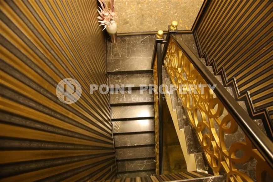 Дизайнерский дуплекс 220 м2  в районе Оба, Аланья, с роскошной мебелью-id-2909-фото-4