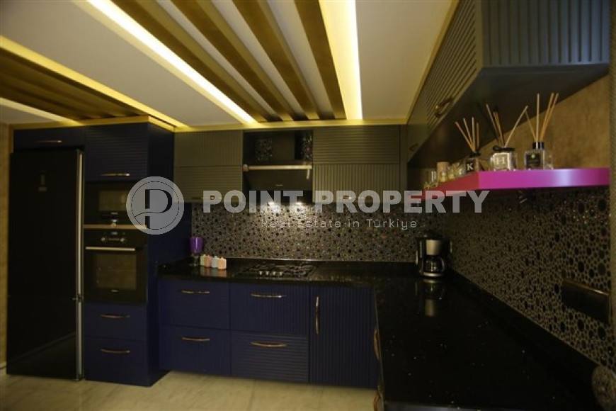 Дизайнерский дуплекс 220 м2  в районе Оба, Аланья, с роскошной мебелью-id-2909-фото-6