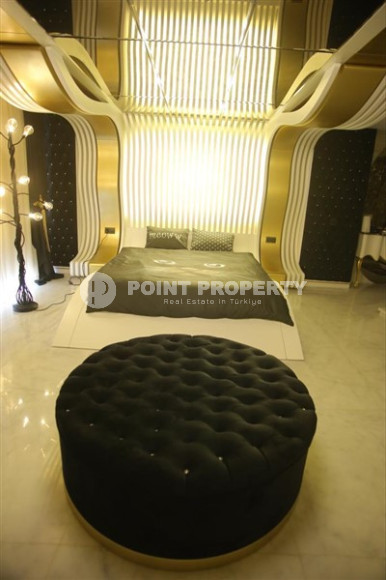 Дизайнерский дуплекс 220 м2  в районе Оба, Аланья, с роскошной мебелью-id-2909-фото-17