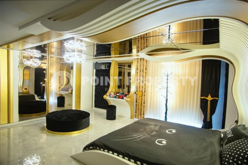 Дизайнерский дуплекс 220 м2  в районе Оба, Аланья, с роскошной мебелью-id-2909-фото-18