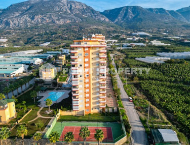 Роскошная квартира площадью 130 м² с дорогой обстановкой и видом на море, Махмутлар, Аланья-id-2912-фото-3