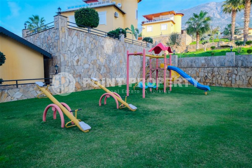 Роскошная квартира площадью 130 м² с дорогой обстановкой и видом на море, Махмутлар, Аланья-id-2912-фото-12