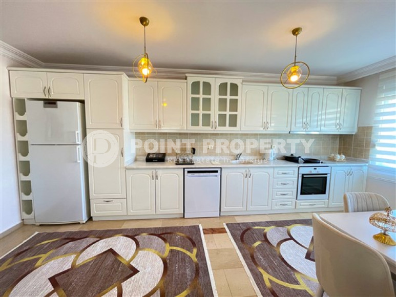 Роскошная квартира площадью 130 м² с дорогой обстановкой и видом на море, Махмутлар, Аланья-id-2912-фото-19