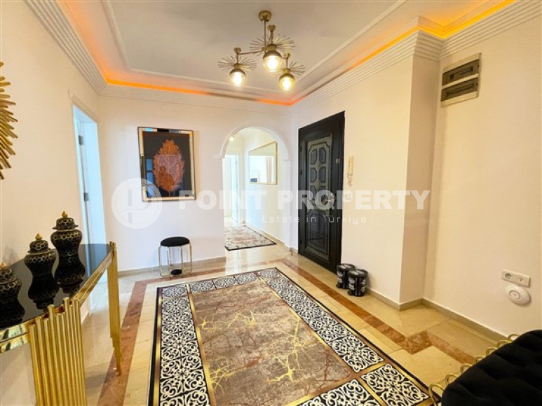 Роскошная квартира площадью 130 м² с дорогой обстановкой и видом на море, Махмутлар, Аланья-id-2912-фото-23