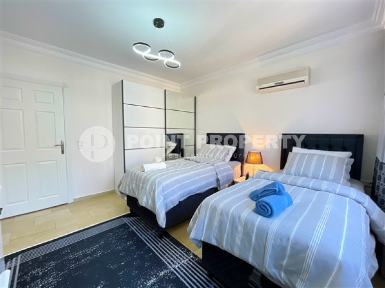 Роскошная квартира площадью 130 м² с дорогой обстановкой и видом на море, Махмутлар, Аланья-id-2912-фото-25