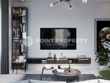 Приятная квартира 1+1 стандартной площади в строящемся доме в районе Конаклы, Аланья-id-2915-фото-3