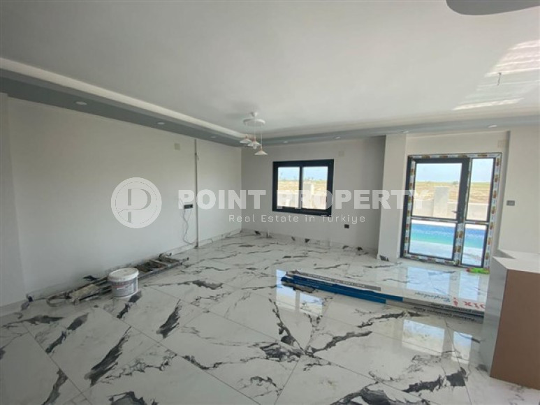 New 3+1 duplex villa with a swimming pool in Mersin for life and investment-id-2922-photo-13
