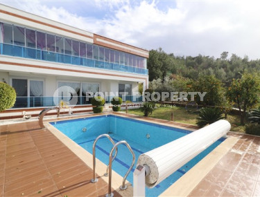 Роскошная вилла 300 м² на склоне Таврских гор, с системой Умный дом и панорамным видом на море, Каргыджак, Аланья-id-2923-фото-2