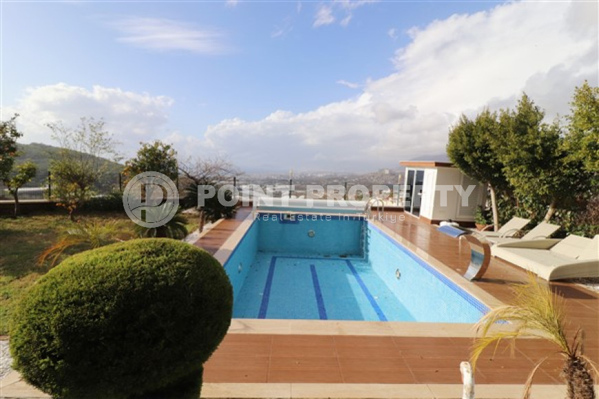 Роскошная вилла 300 м² на склоне Таврских гор, с системой Умный дом и панорамным видом на море, Каргыджак, Аланья-id-2923-фото-11