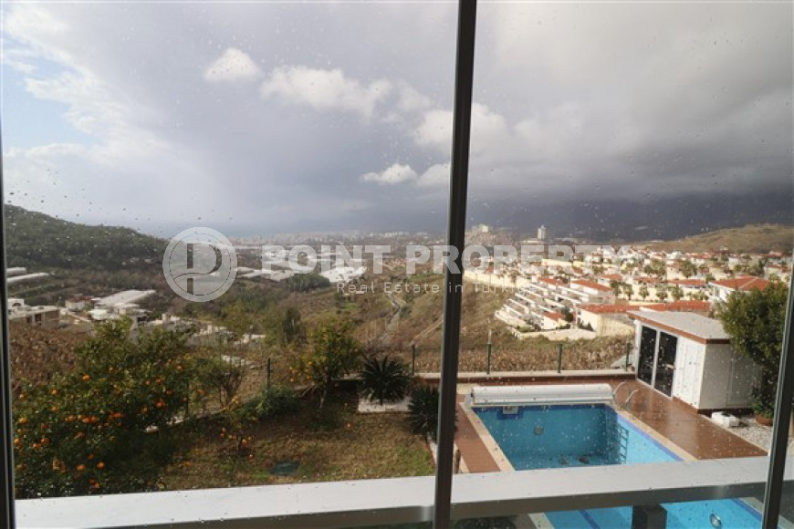 Роскошная вилла 300 м² на склоне Таврских гор, с системой Умный дом и панорамным видом на море, Каргыджак, Аланья-id-2923-фото-27