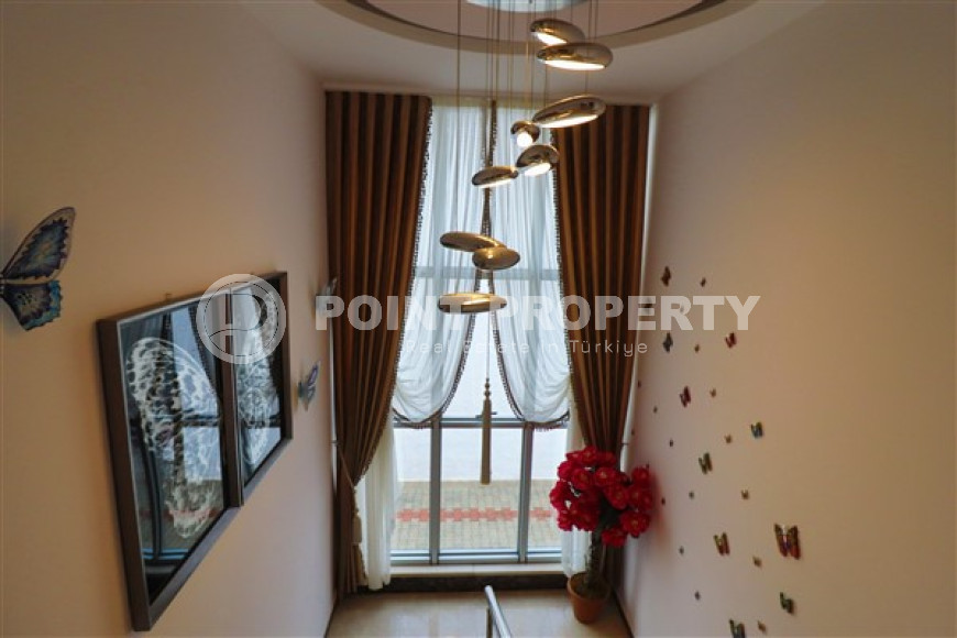 Роскошная вилла 300 м² на склоне Таврских гор, с системой Умный дом и панорамным видом на море, Каргыджак, Аланья-id-2923-фото-43