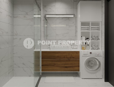 Новая квартира 1+1 в строящемся доме, верхняя Оба, Аланья-id-2925-фото-4