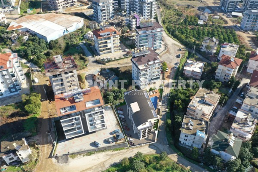 Новая квартира 1+1 в строящемся доме, верхняя Оба, Аланья-id-2925-фото-5