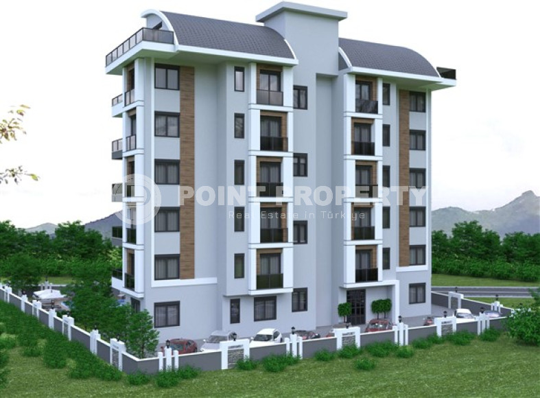 Новая квартира 1+1 в строящемся доме, верхняя Оба, Аланья-id-2925-фото-9