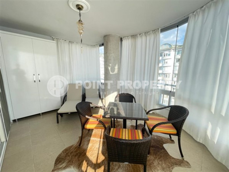 Вместительная квартира 120 м2 Джикджилли, Аланья, с большим балконом на 7 этаже комплекса-id-2927-фото-5