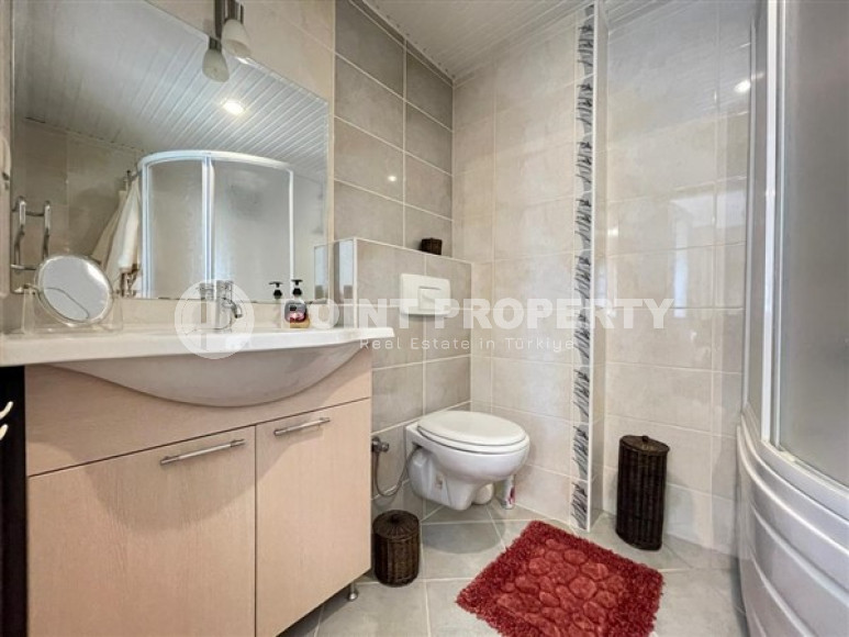 Вместительная квартира 120 м2 Джикджилли, Аланья, с большим балконом на 7 этаже комплекса-id-2927-фото-8