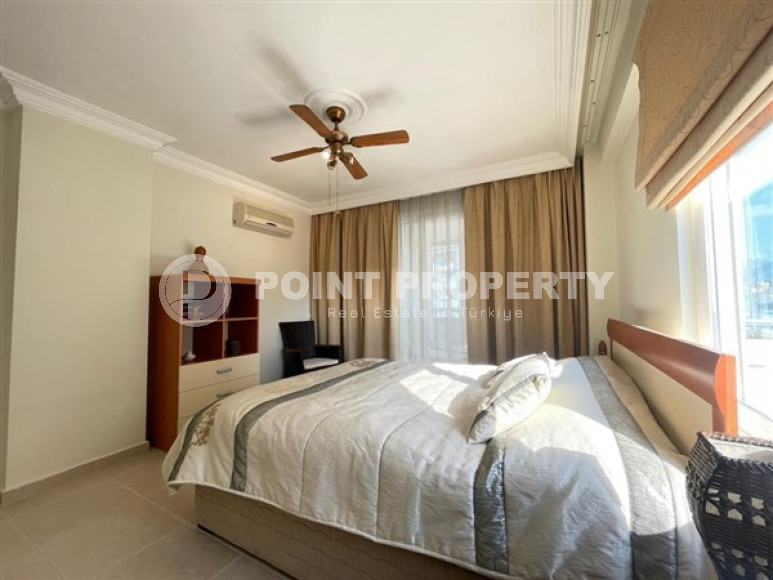 Вместительная квартира 120 м2 Джикджилли, Аланья, с большим балконом на 7 этаже комплекса-id-2927-фото-15