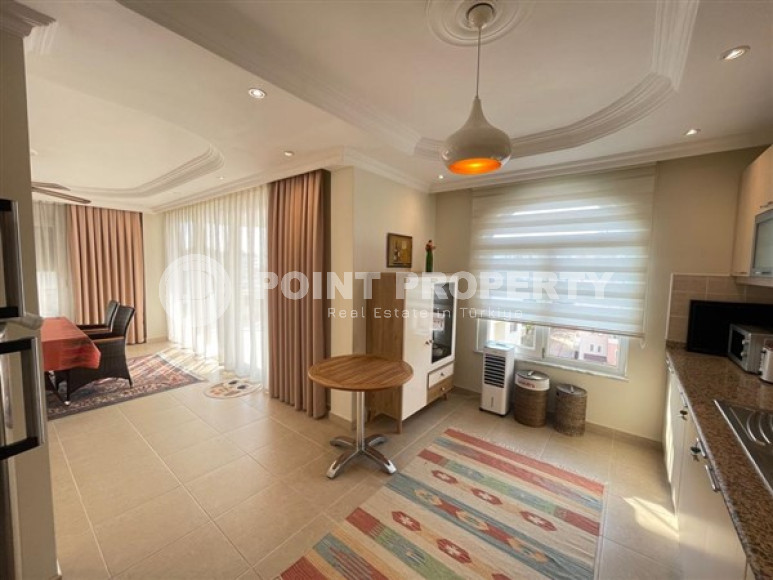 Вместительная квартира 120 м2 Джикджилли, Аланья, с большим балконом на 7 этаже комплекса-id-2927-фото-17