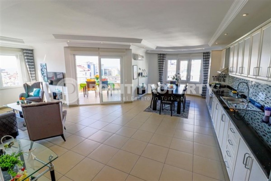 Светлая квартира 2+1 с мебелью, в доме 2005 года в районе Тосмур, Аланья, с небольшим айдатом-id-2930-фото-4