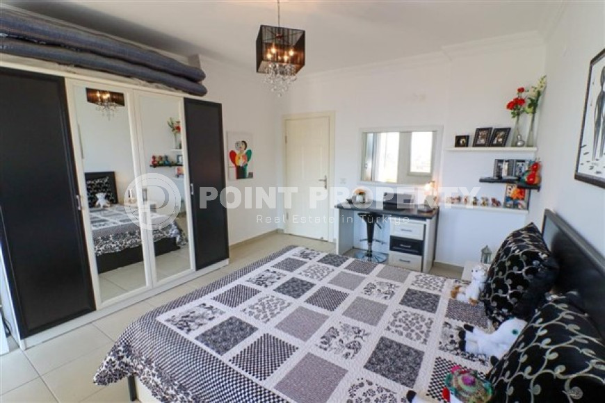 Светлая квартира 2+1 с мебелью, в доме 2005 года в районе Тосмур, Аланья, с небольшим айдатом-id-2930-фото-19