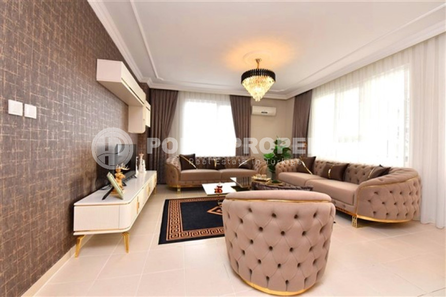 Комфортабельная трёхкомнатная квартира 120 м2 в районе Оба, на 3 этаже всего в 250 метрах от моря-id-2931-фото-3