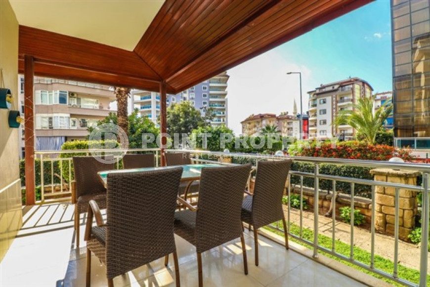 Атмосферный дуплекс с собственным выходом в сад в комплексе с большой ухоженной территорией, Джикджилли, Аланья-id-2932-фото-7