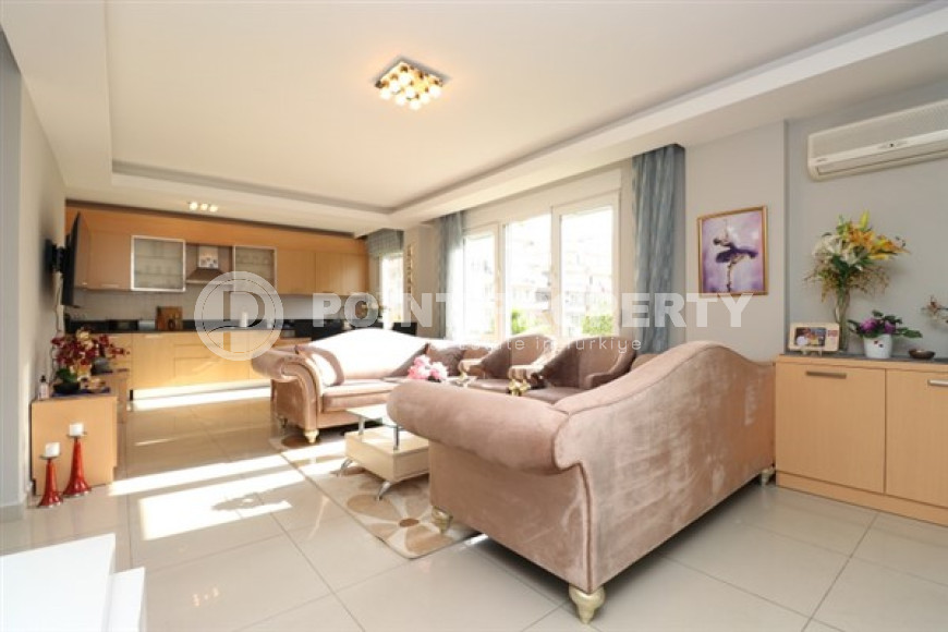 Атмосферный дуплекс с собственным выходом в сад в комплексе с большой ухоженной территорией, Джикджилли, Аланья-id-2932-фото-9