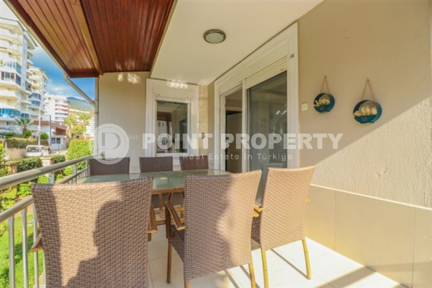 Атмосферный дуплекс с собственным выходом в сад в комплексе с большой ухоженной территорией, Джикджилли, Аланья-id-2932-фото-15