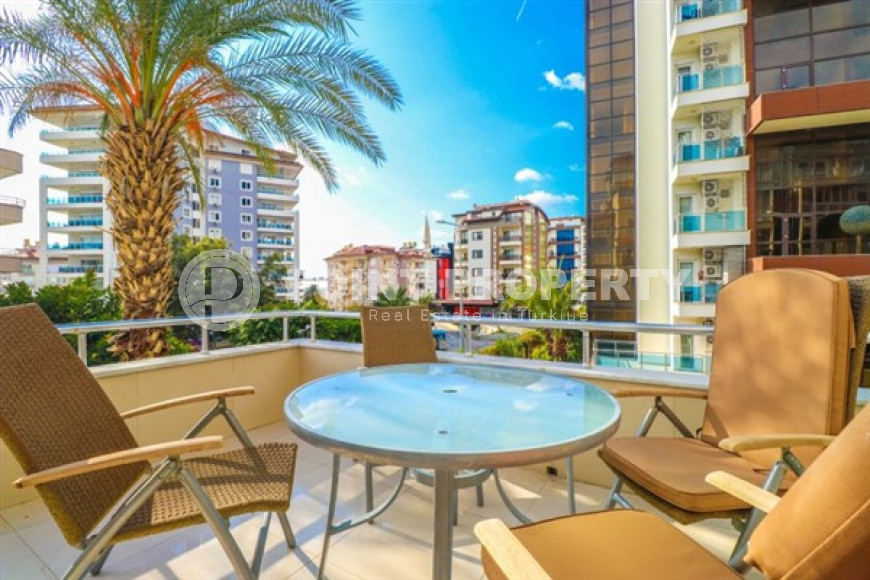 Атмосферный дуплекс с собственным выходом в сад в комплексе с большой ухоженной территорией, Джикджилли, Аланья-id-2932-фото-24