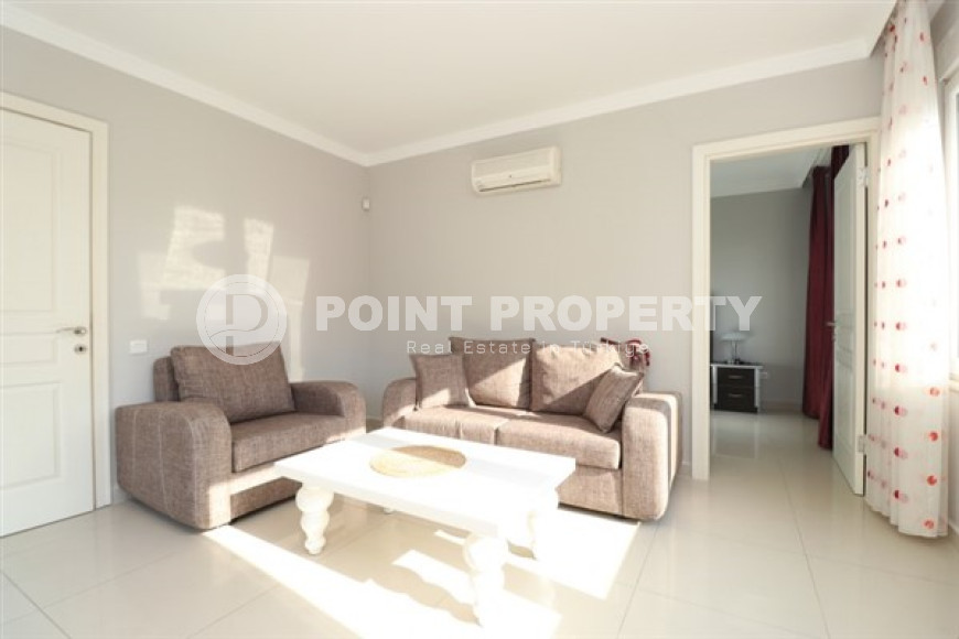 Атмосферный дуплекс с собственным выходом в сад в комплексе с большой ухоженной территорией, Джикджилли, Аланья-id-2932-фото-27