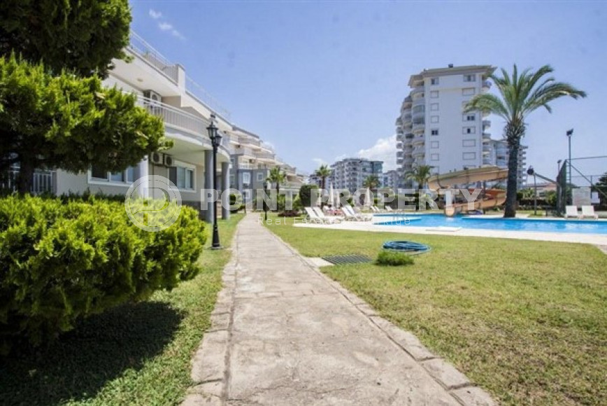 Атмосферный дуплекс с собственным выходом в сад в комплексе с большой ухоженной территорией, Джикджилли, Аланья-id-2932-фото-36