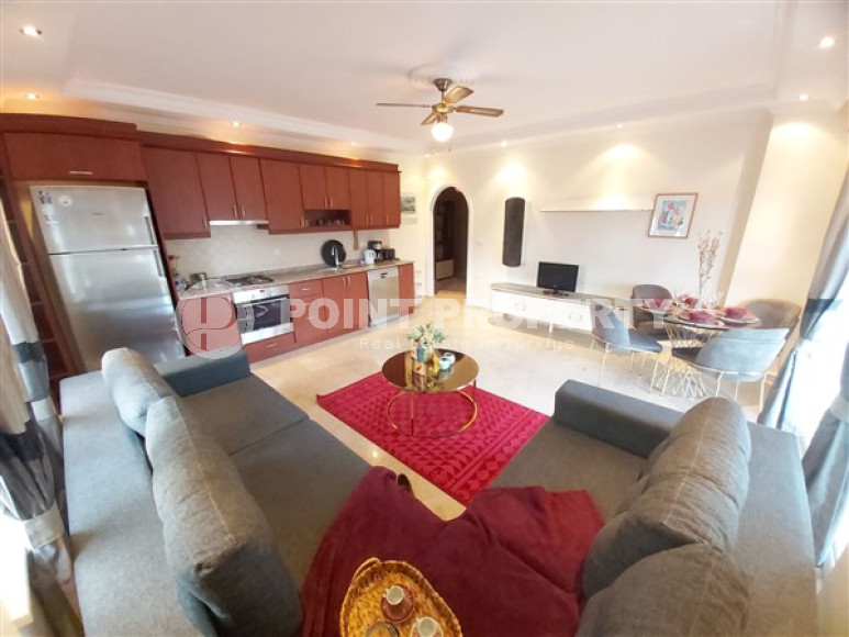 Уютная квартира с элегантной обстановкой, двумя спальнями и видом на горы, Джикджилли, Аланья-id-2933-фото-8