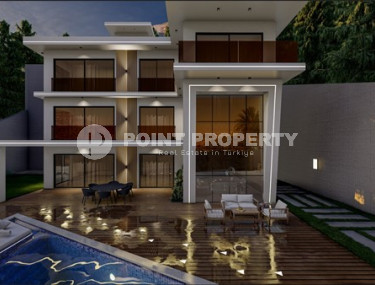 Project of a respectable villa from the developer, overlooking the sea and the fortress, for citizenship, Tepe, Alanya-id-2934-photo-3