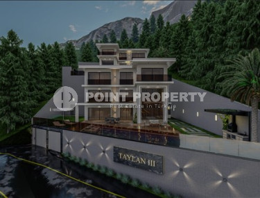 Project of a respectable villa from the developer, overlooking the sea and the fortress, for citizenship, Tepe, Alanya-id-2934-photo-5