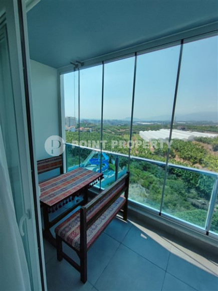 Прекрасная квартира 1+1  в 850 метрах от моря в комплексе из 2 блоков, в районе Махмутлар, Аланья-id-2937-фото-6