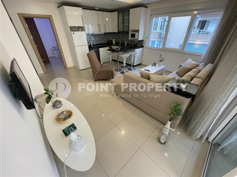 Современные апартаменты 60 м² с элегантной обстановкой, недалеко от моря и канатной дороги, Аланья, центр-id-2941-фото-8