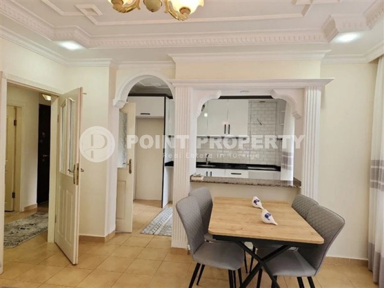 Светлая и удобная квартира на 1 этаже турецкого дома, в 100 метрах от пляжа Клеопатра, центр Аланьи-id-2942-фото-7