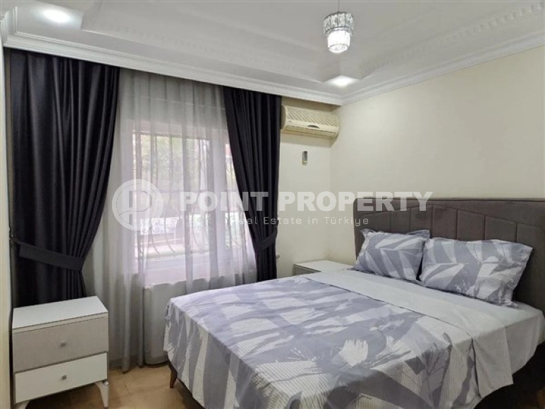 Светлая и удобная квартира на 1 этаже турецкого дома, в 100 метрах от пляжа Клеопатра, центр Аланьи-id-2942-фото-9