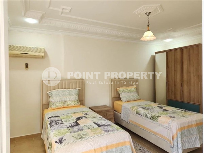 Светлая и удобная квартира на 1 этаже турецкого дома, в 100 метрах от пляжа Клеопатра, центр Аланьи-id-2942-фото-11