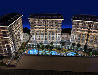 Современная двухкомнатная квартира 65 м2, центр Аланьи, в строящемся комплексе с роскошной отельной инфраструктурой-id-2944-фото-2