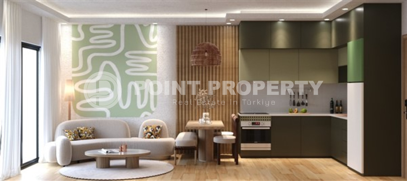Investment project of a new compact complex in the Oba area, 50% readiness, Alanya-id-2948-photo-7