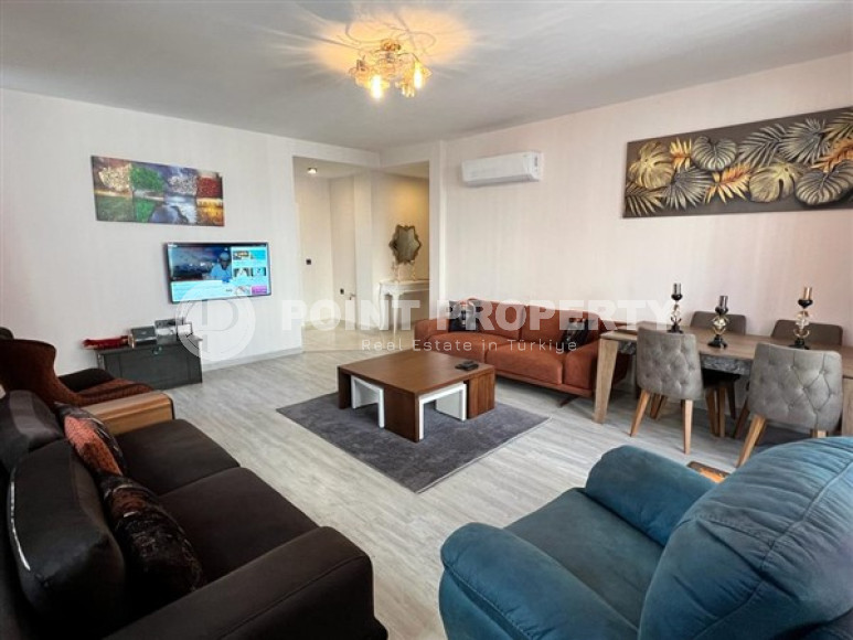 Удобная трёхкомнатная квартира 120 м² с отдельной кухней, в районе Махмутлар, Аланья-id-2953-фото-1
