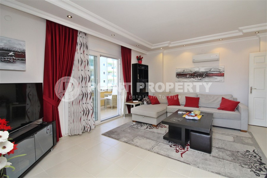 Уютная трехкомнатная квартира, 130м², в комплексе с инфраструктурой, недалеко от моря в Махмутларе, Алания-id-1261-фото-2