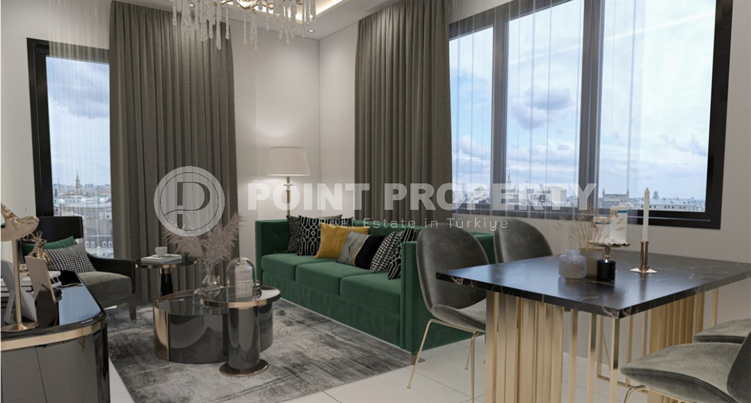 New 1+1 apartment, in a newly built complex in 2022 in the Avsallar area-id-2959-photo-2
