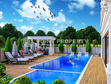 Недорогие апартаменты на 3 этаже строящегося комплекса, район верхняя Оба, Аланья-id-2961-фото-5