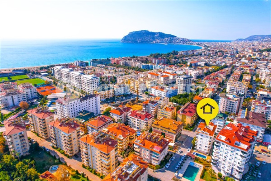 Комфортные двухкомнатные апартаменты 1+1 в 500 метрах от моря, район Оба, Аланья-id-2962-фото-4