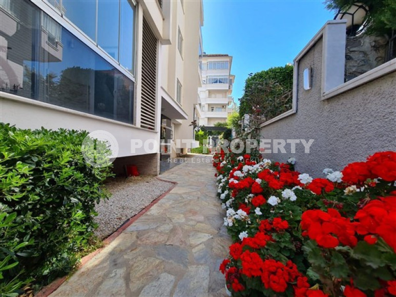 Комфортные двухкомнатные апартаменты 1+1 в 500 метрах от моря, район Оба, Аланья-id-2962-фото-7