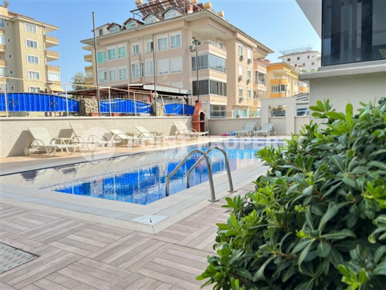 Комфортные двухкомнатные апартаменты 1+1 в 500 метрах от моря, район Оба, Аланья-id-2962-фото-8