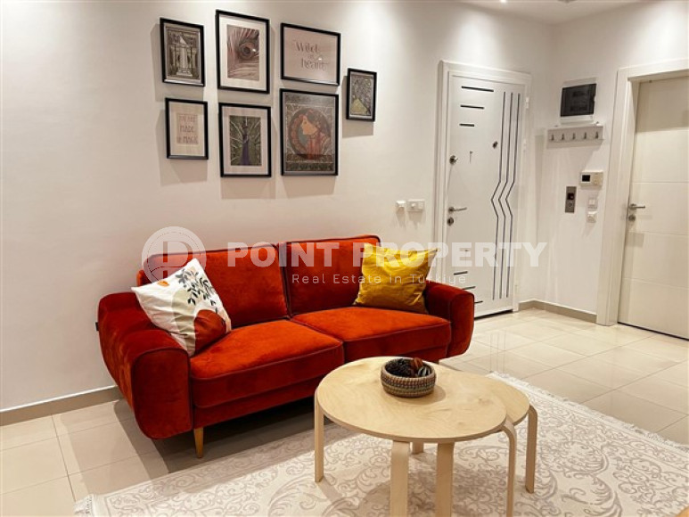 Комфортные двухкомнатные апартаменты 1+1 в 500 метрах от моря, район Оба, Аланья-id-2962-фото-13